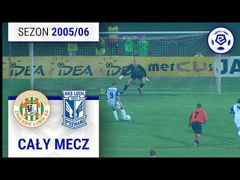 (1/2) Zagłębie Lubin - Lech Poznań | CAŁY MECZ | Ekstraklasa 2005/06 | 4. Kolejka