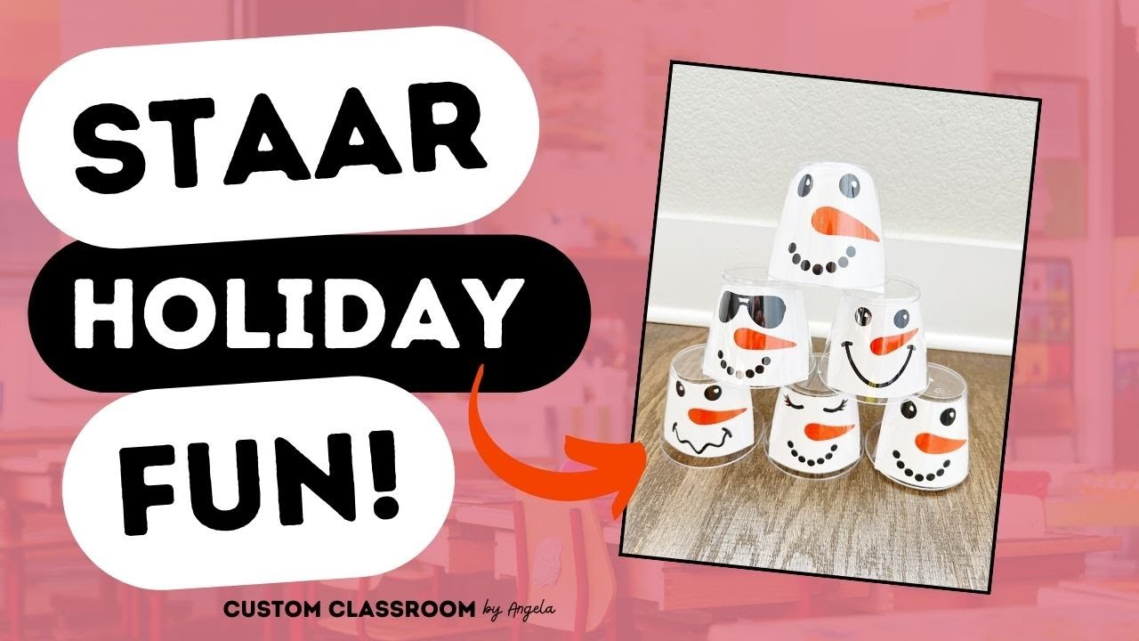 Engaging Holiday STAAR Test Prep: Turning Task Cards into Festive Games!