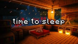 it can wait, you should sleep... (minecraft music w/ rain & fireplace)
