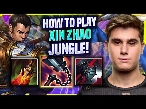 LEARN HOW TO PLAY XIN ZHAO JUNGLE LIKE A PRO! - FNC Razork Plays Xin Zhao Jungle vs Hecarim! |