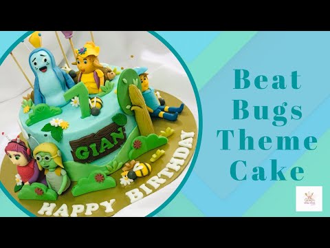 Beat Bugs Theme Cake