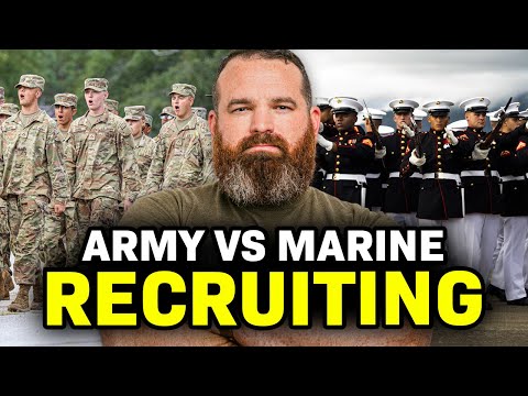 Army VS  Marine Recruiting Strategies and Tactics