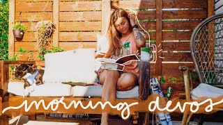 MORNING DEVOTIONS WITH ME....#FAITHFRIDAY