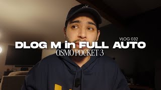 Testing out the DLOG M in Full Auto Mode ( Osmo Pocket 3)