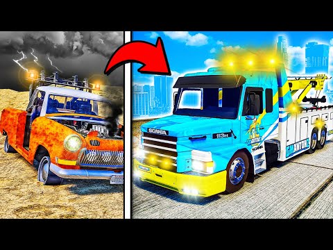 Repairing ABANDONED Tow Trucks in GTA 5!