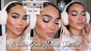 Cold Girl Winter Makeup Tutorial ❄️ | VIRAL “I’M COLD” Aesthetic | Soft Glam Makeup Look
