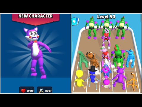 Blue Run And Merge Friends | Level 48 to 54