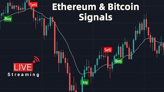 Live Bitcoin & Ethereum Signals | ETH | BTC | Free Market Cipher - Live Streaming