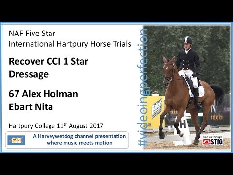 International Hartpury Horse Trials: Alex Holman Dressage