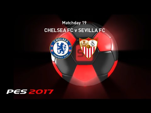 🔴 LIVE MATCHDAY 19 | Chelsea FC vs Sevilla FC GAMEPLAY PES 2017 Gameplay (PC HD)