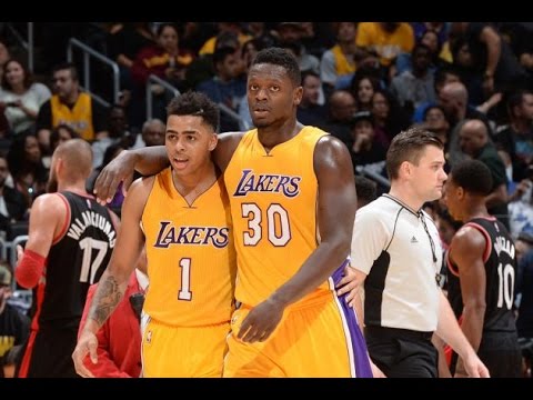 D'Angelo Russell & Julius Randle Game Highlights 2016.10.26 vs Rockets - Combined for 38!