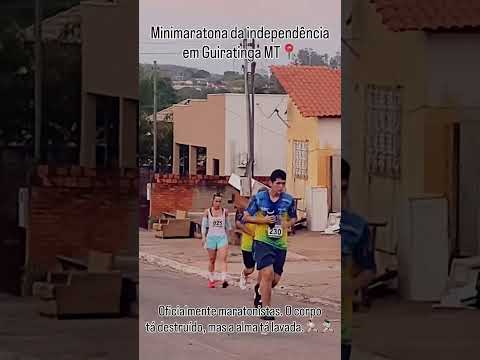Mini maratona da independência em Guiratinga Mato Grosso