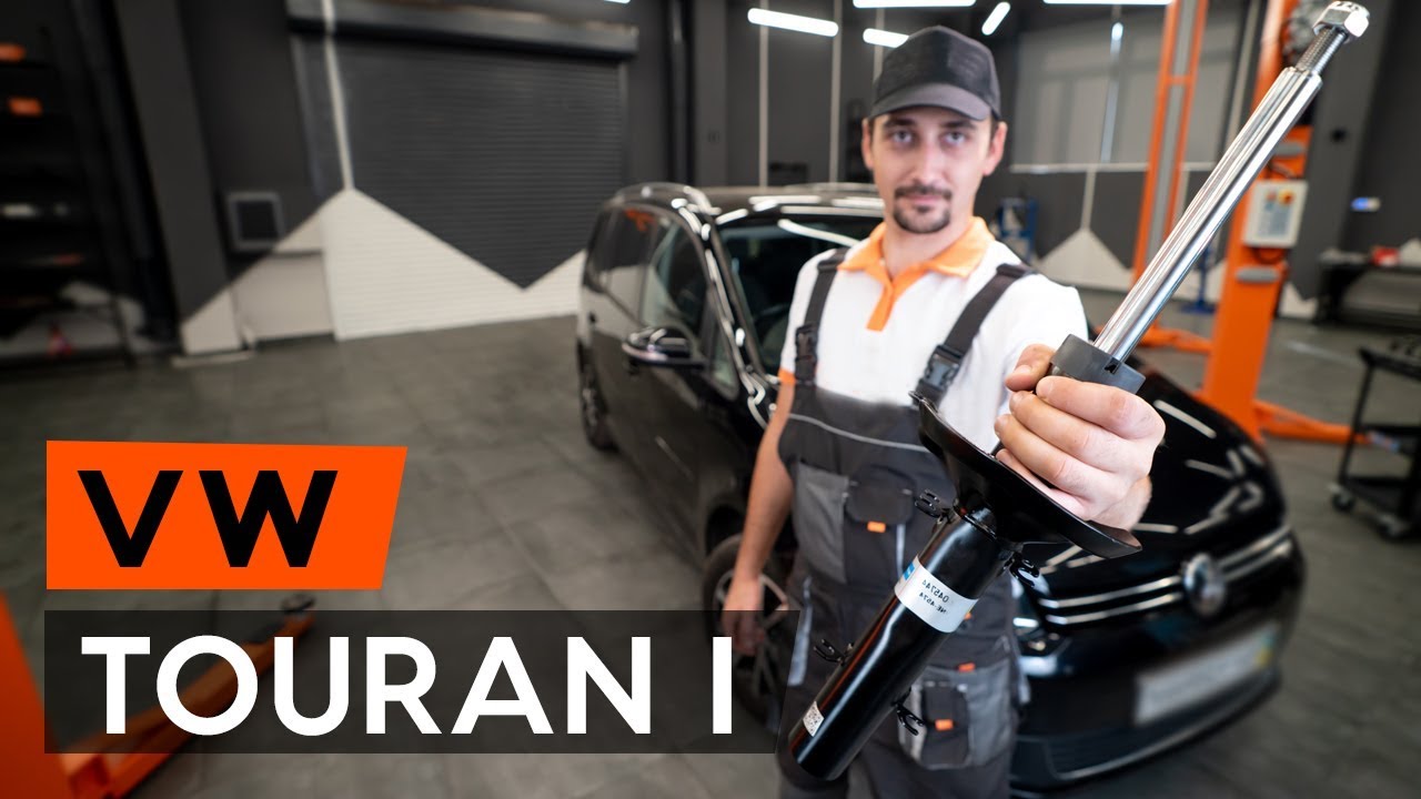 Como mudar kit de suspensão da parte dianteira em VW Touran 1T3 - guia de substituição