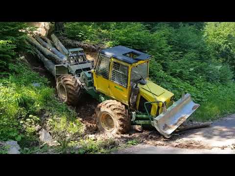 Ťažba dreva s LT100 orvex fura buku..