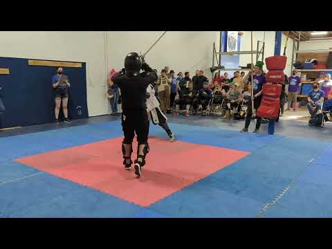 Swordsquatch 2024 Open Steel Longsword Octofinals Round 3 - Yuheng Liu vs Maeve Walls