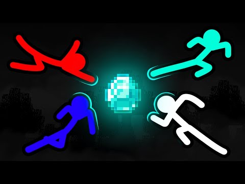 Stickman VS Minecraft: Powerful Diamond Battle - AVM Shorts Animation
