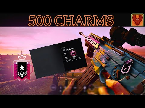 SHOWING 500 CHARMS - GO4 Charm, Pro League Charm, Event Attendee Charm, OG Charms- Rainbow Six Siege