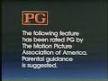 HBO SBO Rated PG Bumper 1982 1984 Version 2
