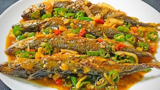 Download lagu Ikan salem dimasak gini enak banget bikin ketagihan || olahan ikan  mp3