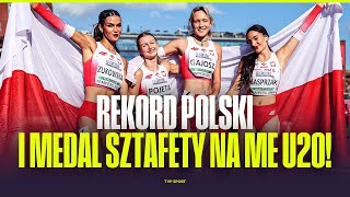 REKORD POLSKI I MEDAL MISTRZOSTW EUROPY U20 SZTAFETY 4 X 100 METRÓW KOBIET #SHORTS