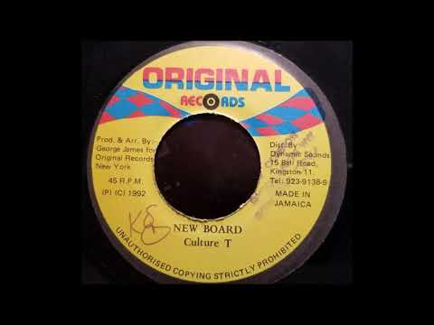Culture T - New Board - Original Records 7" w/ Version - 1992