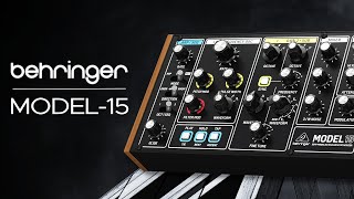 Video thumbnail for Behringer Model 15 Sound Demo (no talking): 14 Presets for Melodic Techno and Ambient by Limbic Bits