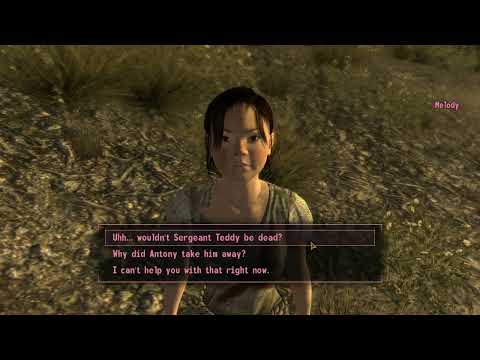 Low Intelligence Courier converses with Melody (Fallout New Vegas)
