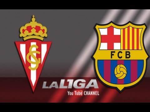 Gol de Sangoy (3-1) en el Sporting de Gijón - FC Barcelona B - HD