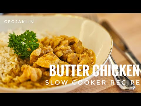 Slow Cooker Butter Chicken Recipe. A delicious authentic Indian recipe straight from your crock-pot.