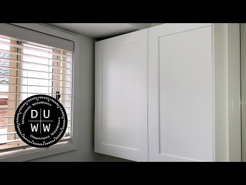 How to make a cheap and simple shallow wall cabinet