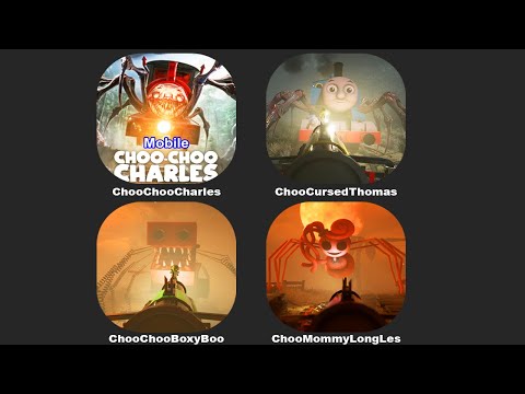 Choo Choo Charles Mods New Final Bosses Fight: Cursed , Boxy Boo, Long Legs