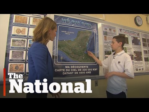 Quebec teen locates possible lost Mayan city