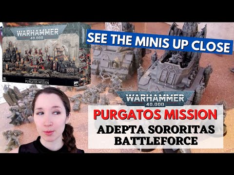 Purgatos Mission Battleforce Assembled - Adepta Sororitas Miniatures for Warhammer 40,000