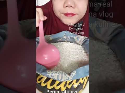 DYMA KULINER 💕Kompilasi dikarung💕Makan Beras mentah #asmr #mukbang @Dymakuliner 