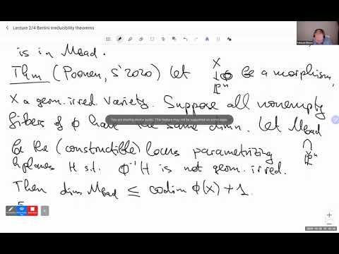 Kaloyan Slavov - Bertini irreducibility theorems via point-counting over finite fields