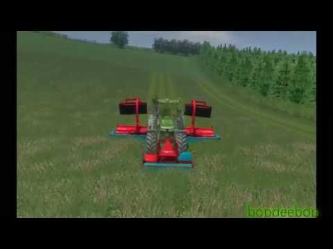 farming simulator 2013 mowing and seeding