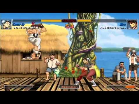 Super Street Fighter II Turbo HD Remix - XBLA - VOLTECH SRK (Chun-Li) VS. FestivalThyme (Ryu)