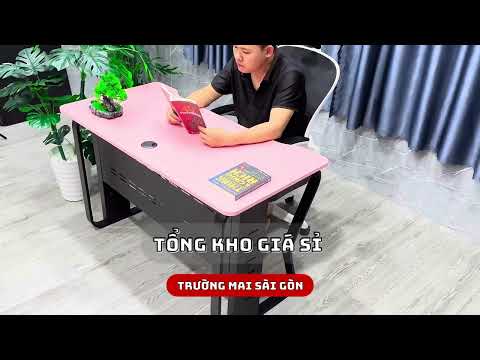 Bàn Làm Việc Chân Sắt Nhập Khẩu Mặt Gaming - BLV113