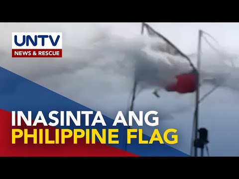 Tila pag-asinta ng China water cannon sa bandila ng Pilipinas, pinag-aaralang iprotesta – DFA