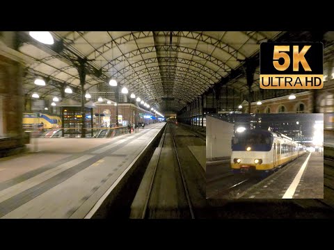 [5K] Train spotting before curfew starts: Den Haag CS - Den Haag HS CABVIEW HOLLAND SGM 23jan 2021