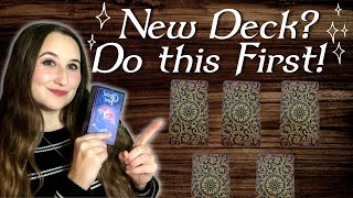 What to do with your New Tarot Deck || Tarot Interview Spread