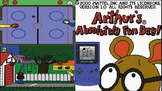 Arthur's Absolutely Fun Day! Game Boy Color- C&M Playthrough