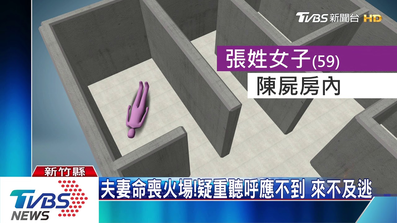 夫妻命喪火場！疑重聽呼應不到　來不及逃