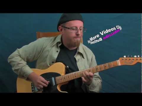 Learn Earl Scruggs inspired Banjo rolls hybrid picked for Country Bluegrass guitar lesson