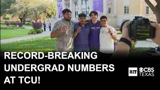 TCU welcomes a record-breaking amount of undergrads for the Fall 2026 semester