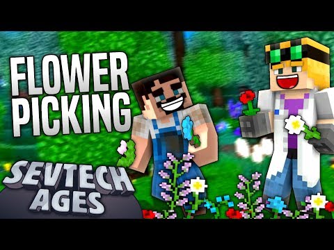 Minecraft - FLOWER PICKING -  SevTech Ages #27