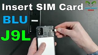 BLU J9L Insert The SIM Card