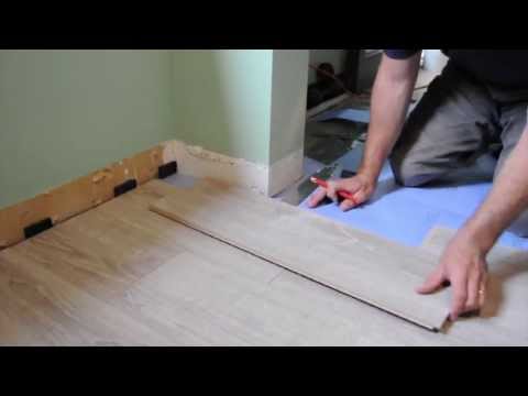 installation de planchers de verrouillage de clic