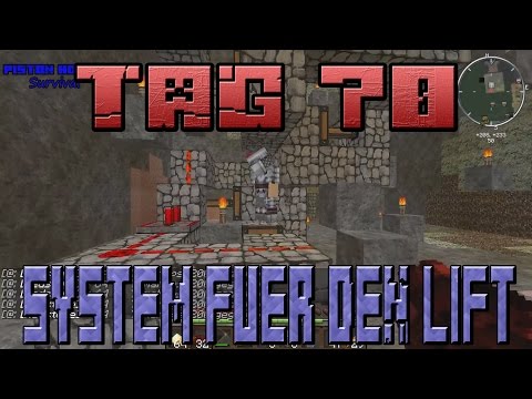System für den Lift in lets Play survival Piston House Tag 70 [Deutsch]