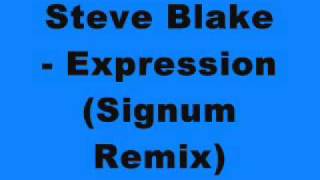 Steve Blake - Expression (Signum Remix)